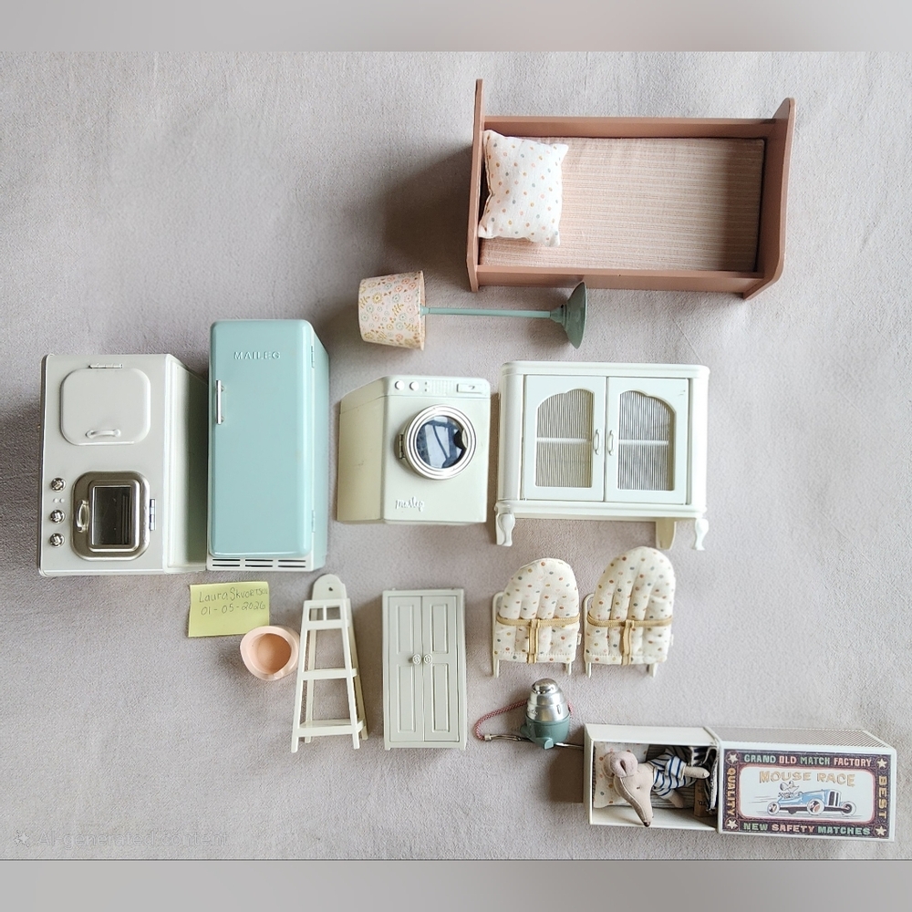 Maileg Mouse & Furniture Bundle
